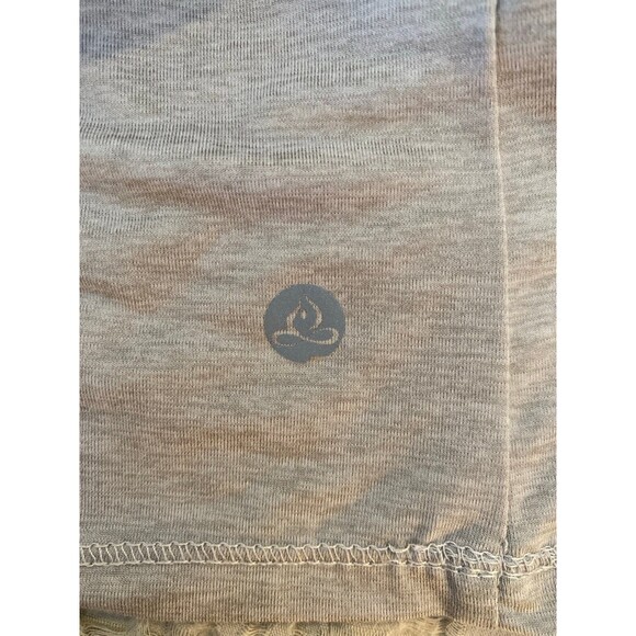 Apana T Shirt Size Small Criss Cross Corset Look Back Hi Low Hem Ragan Sleeves - Picture 6 of 10